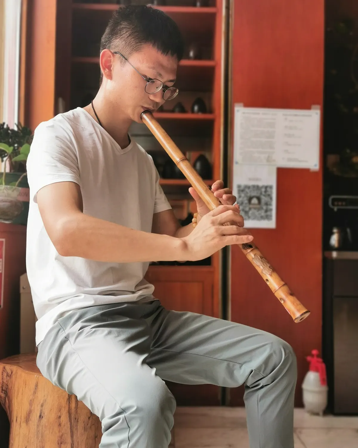 箫友静心吹箫照片 9