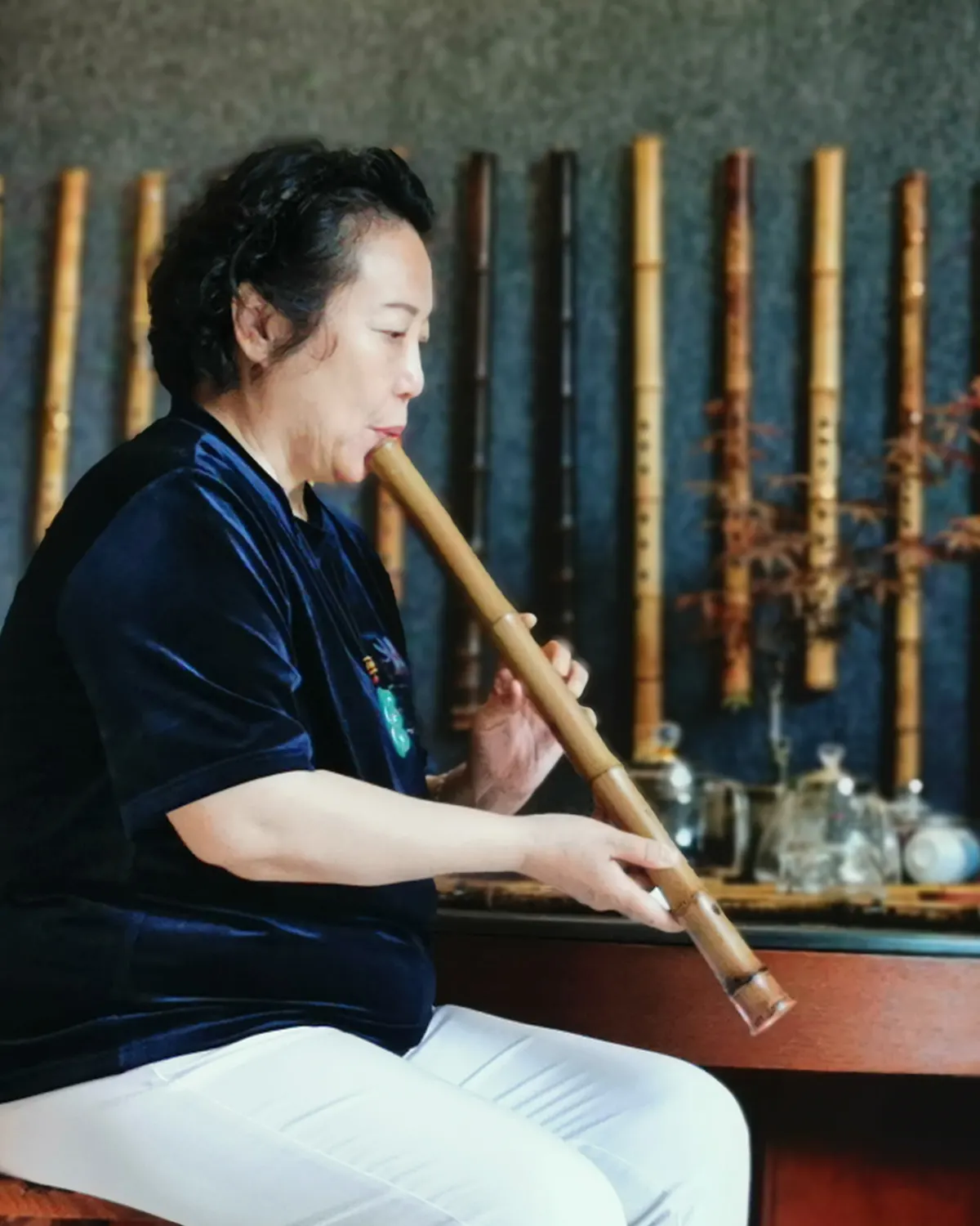 箫友静心吹箫照片 56