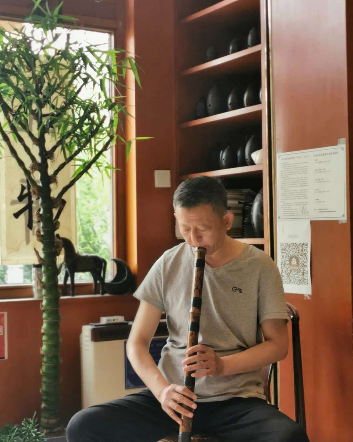 箫友静心吹箫照片 73