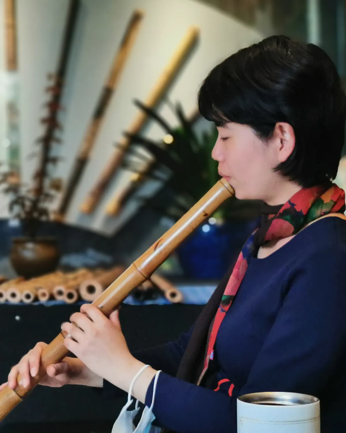 箫友静心吹箫照片 74