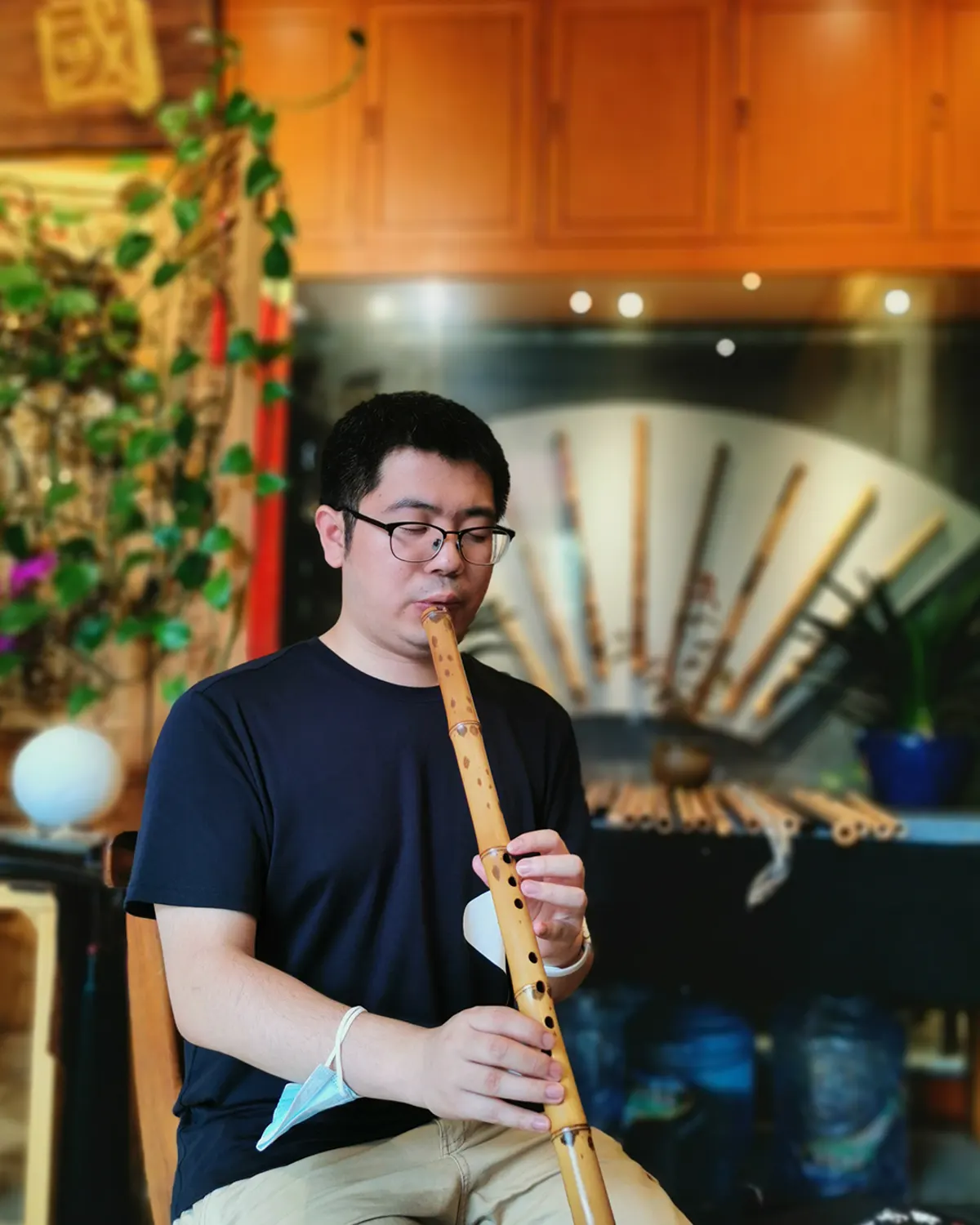 箫友静心吹箫照片 78