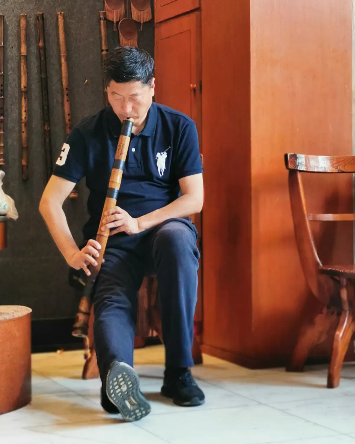 箫友静心吹箫照片 95
