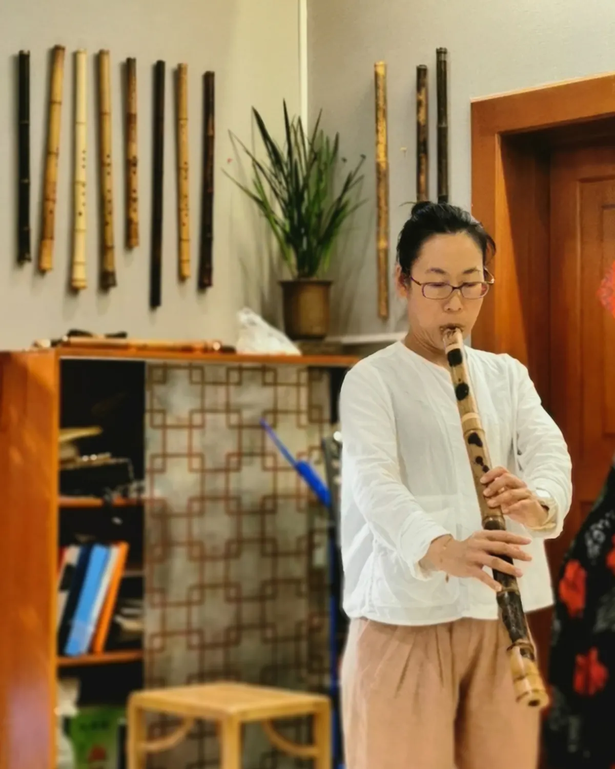 箫友静心吹箫照片 96