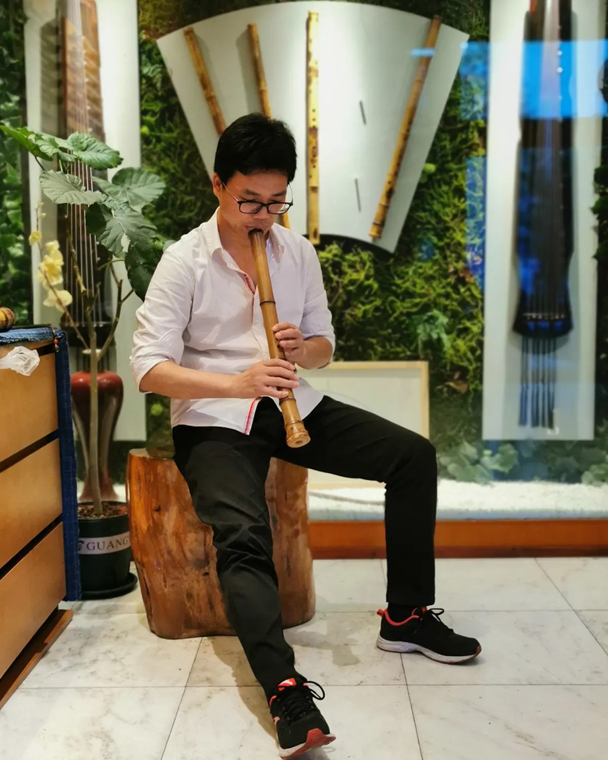 箫友静心吹箫照片 99