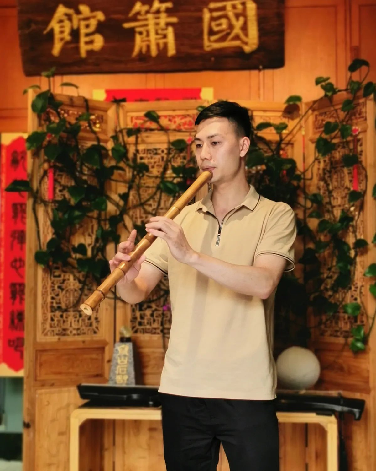 箫友静心吹箫照片 101