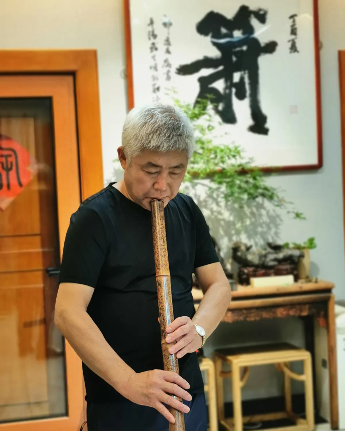 箫友静心吹箫照片 103
