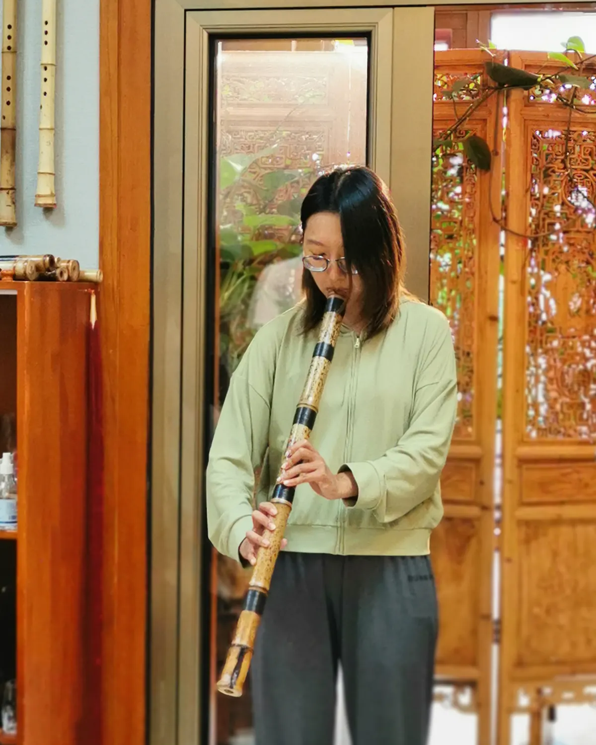 箫友静心吹箫照片 22