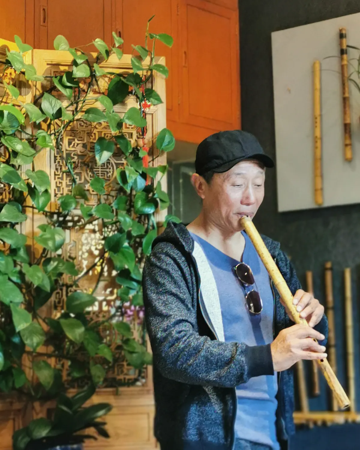 箫友静心吹箫照片 104