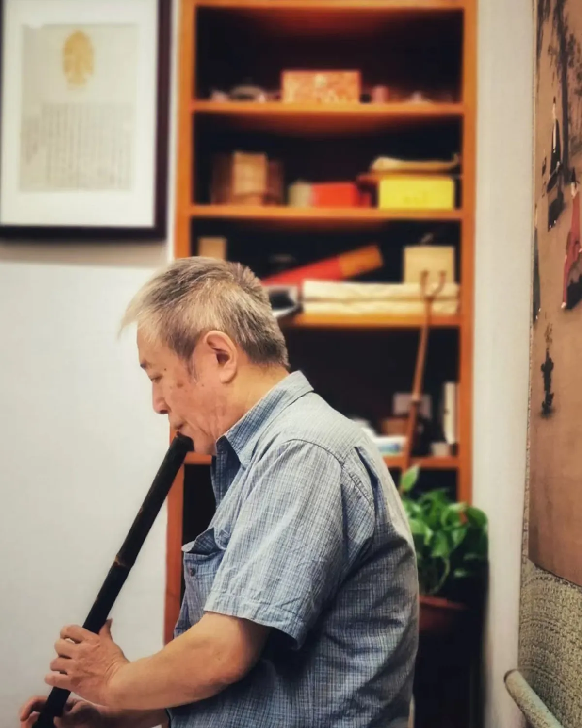 箫友静心吹箫照片 107