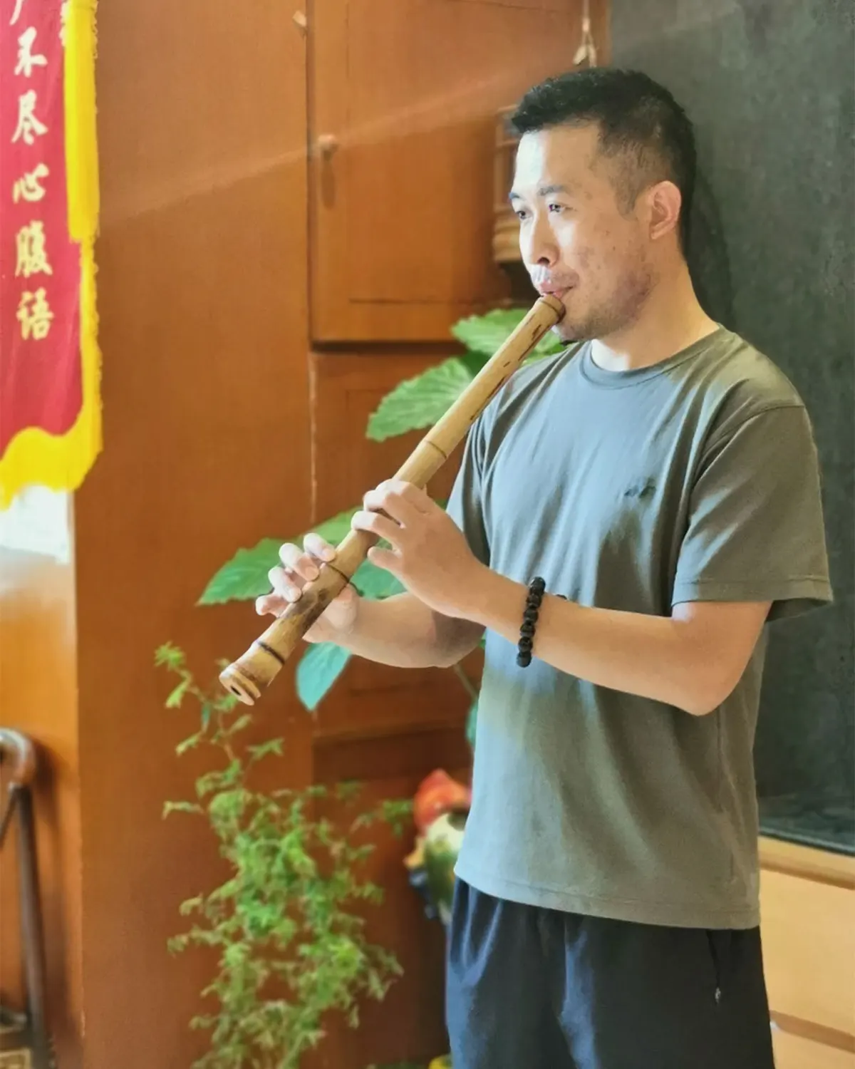 箫友静心吹箫照片 122