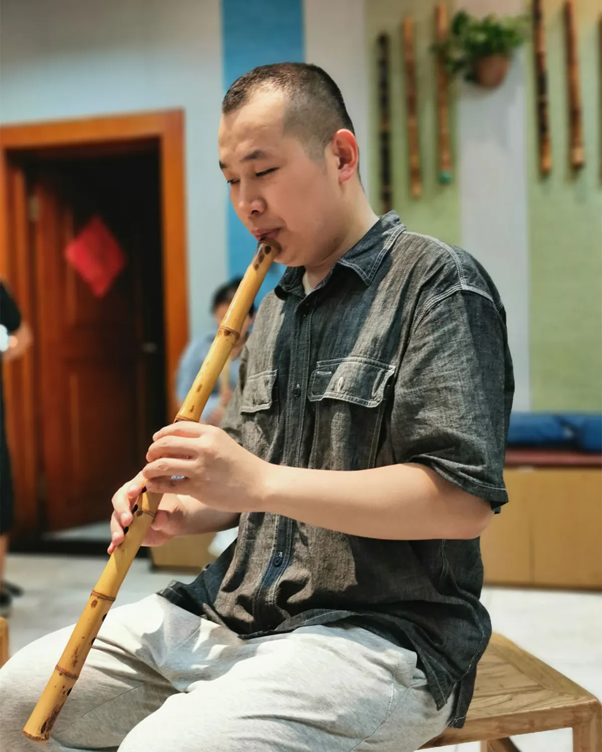 箫友静心吹箫照片 127