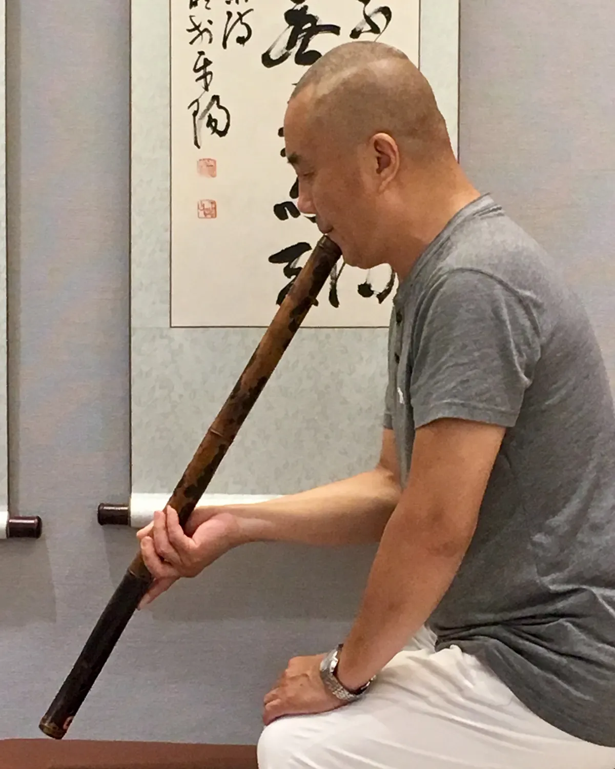 箫友静心吹箫照片 134