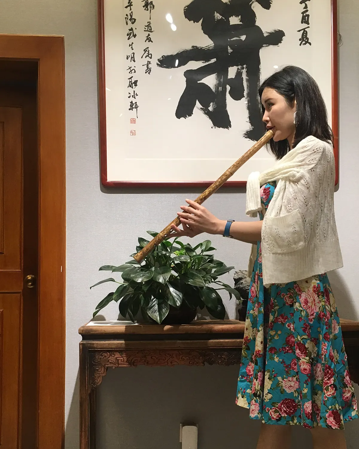 箫友静心吹箫照片 89