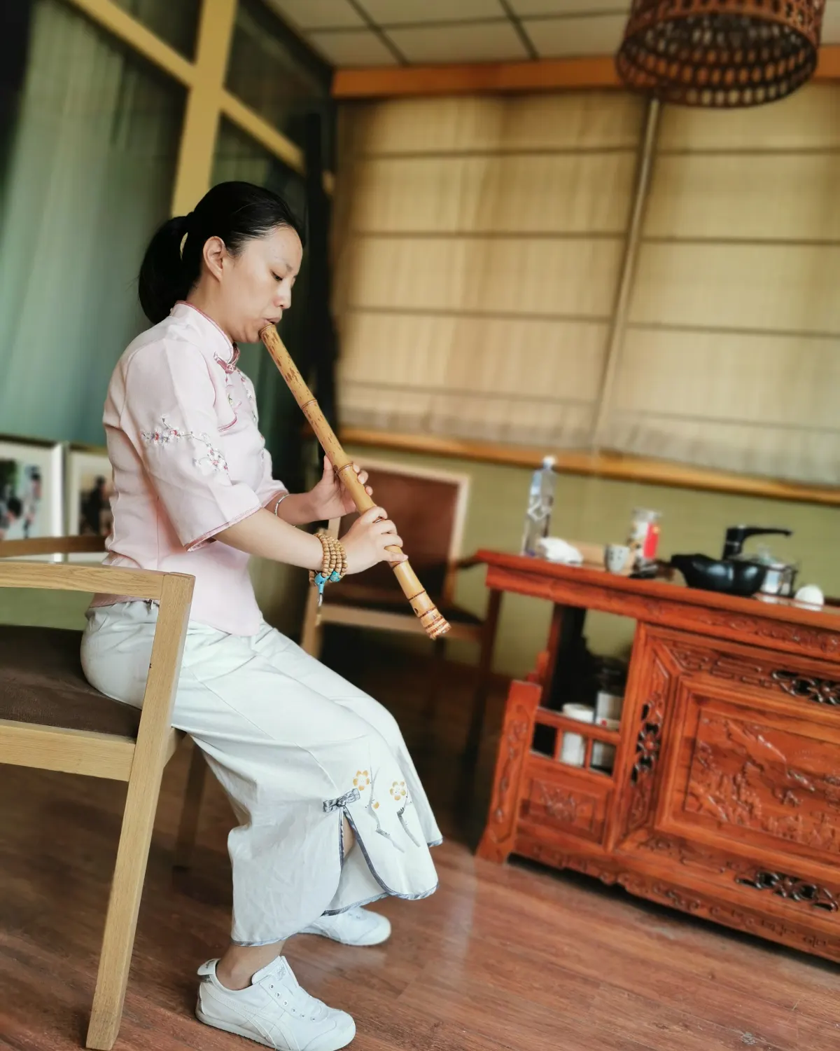 箫友静心吹箫照片 147
