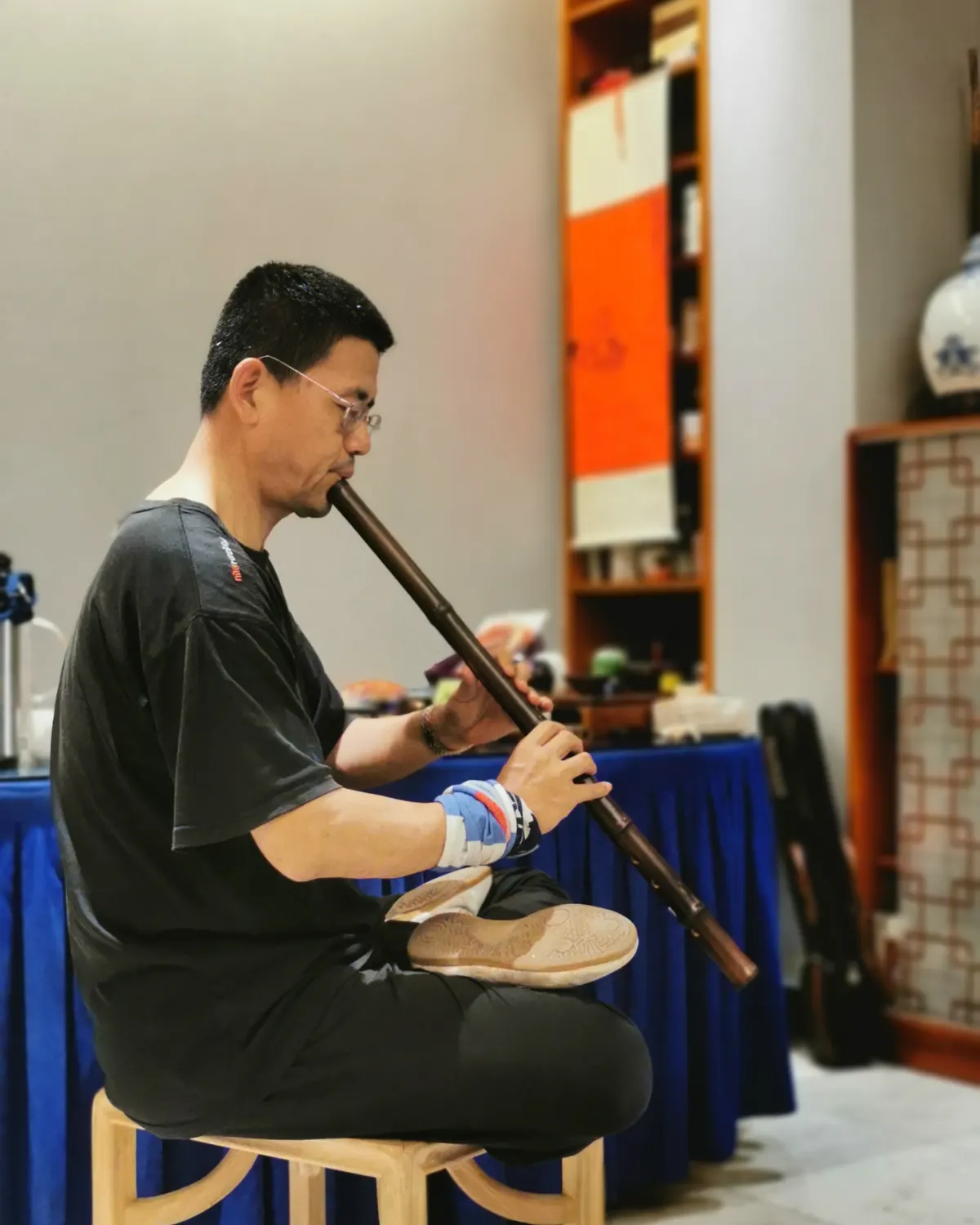 箫友静心吹箫照片 153