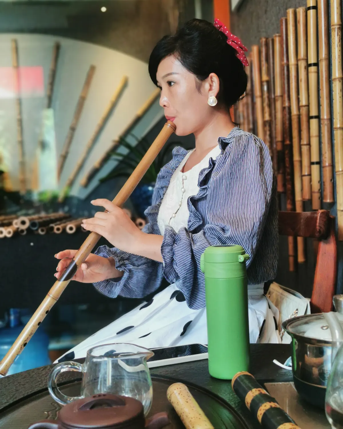 箫友静心吹箫照片 63