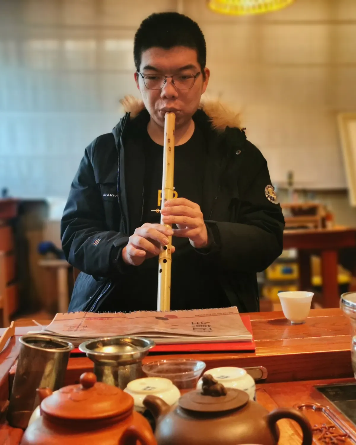 箫友静心吹箫照片 178