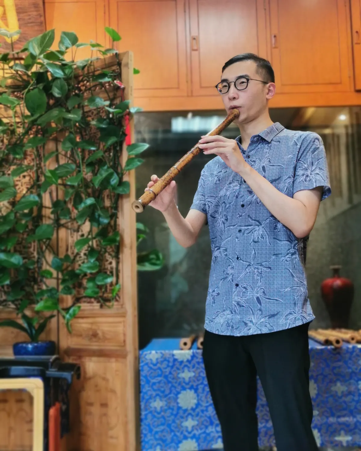 箫友静心吹箫照片 182