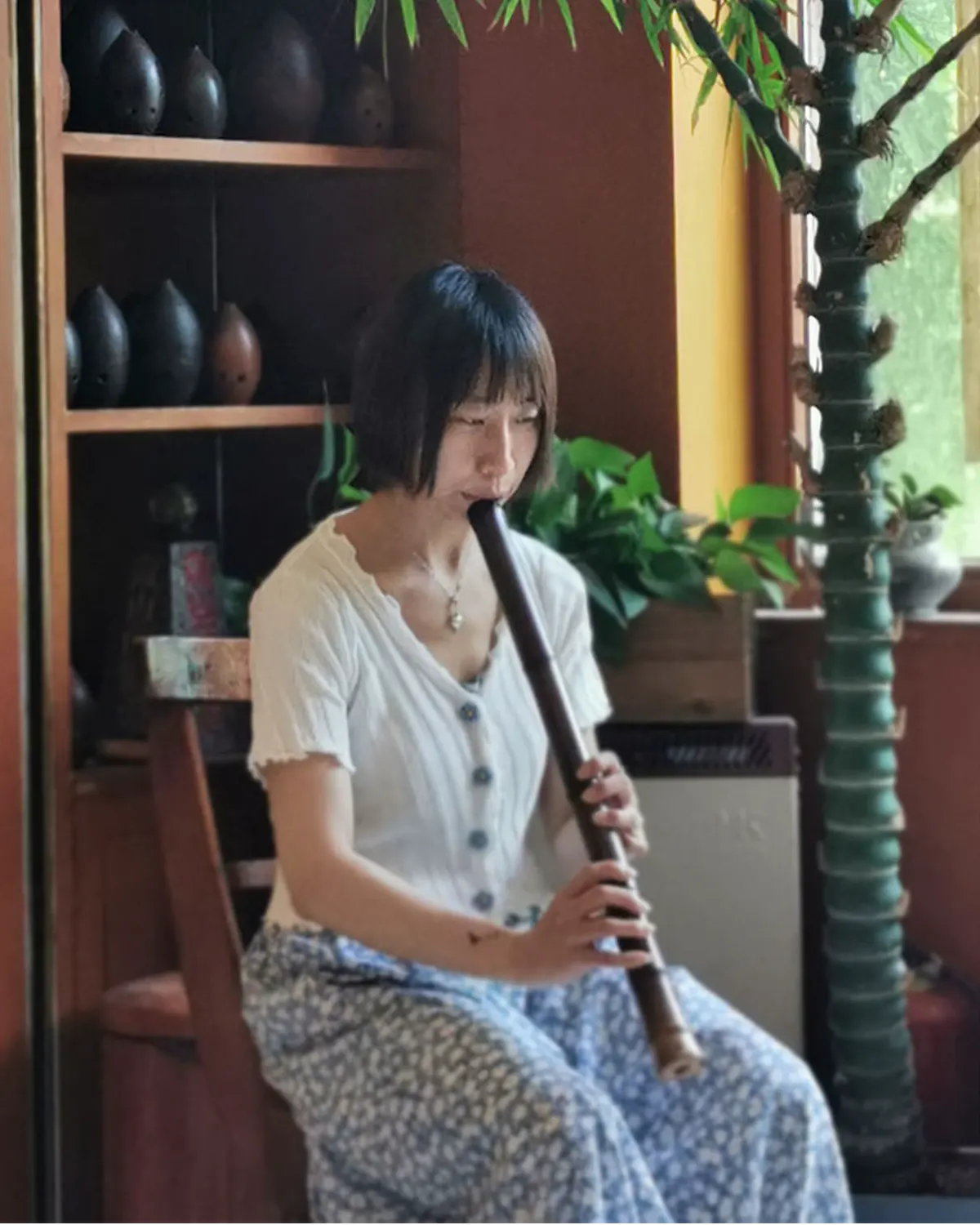 箫友静心吹箫照片 126