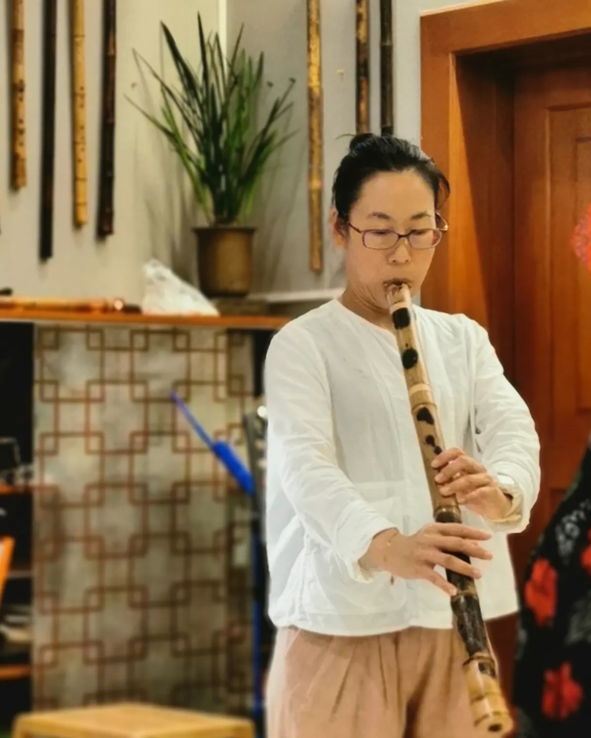 箫友静心吹箫照片 112