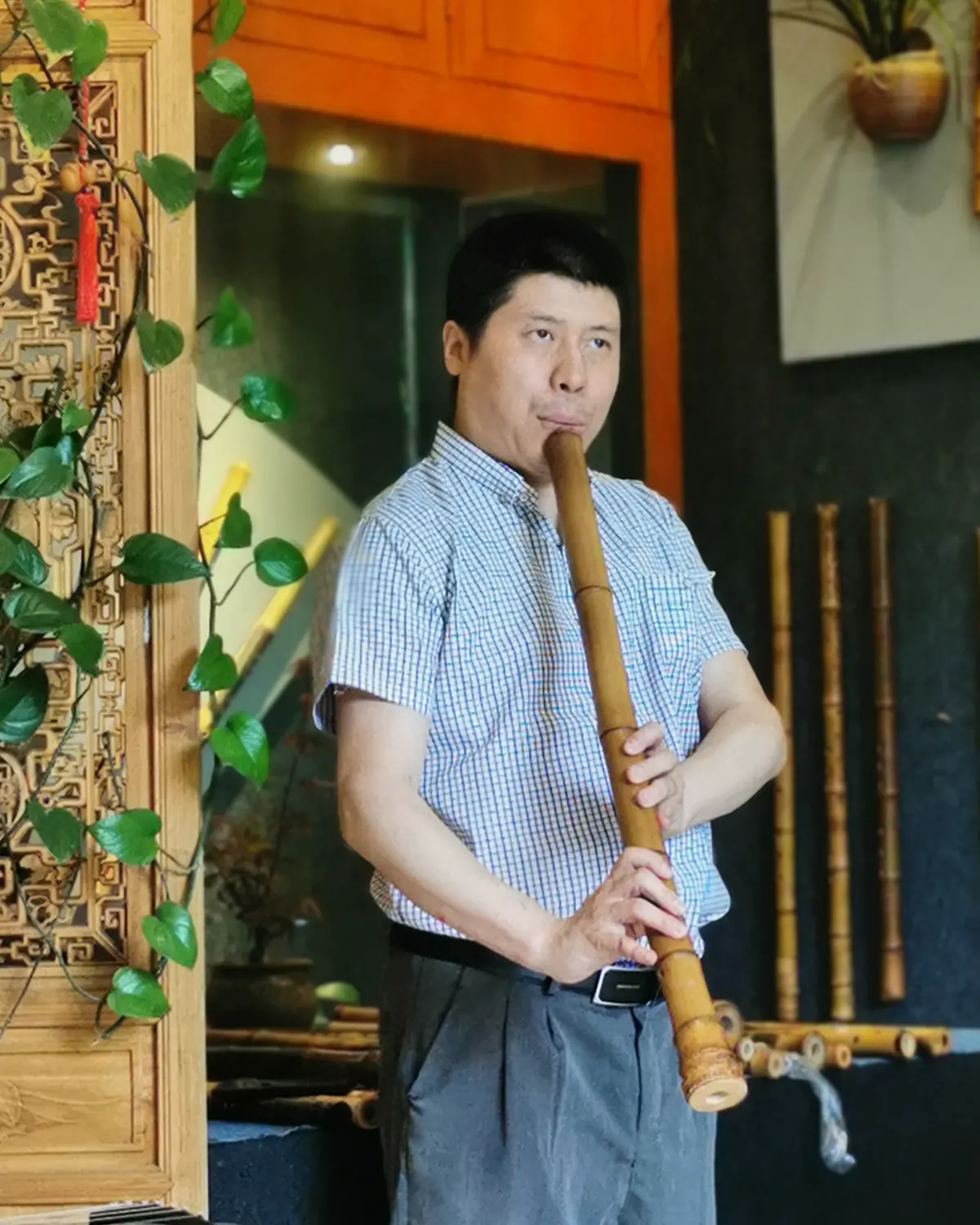 箫友静心吹箫照片 106