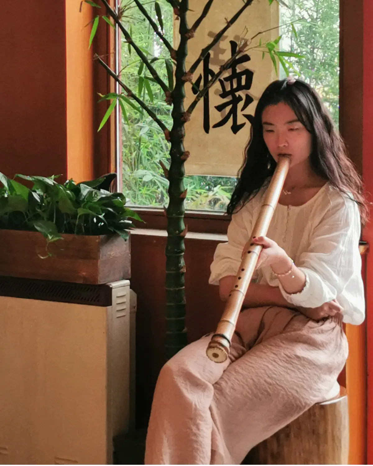 箫友静心吹箫照片 80