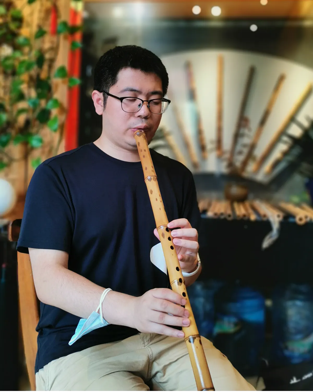 箫友静心吹箫照片 82