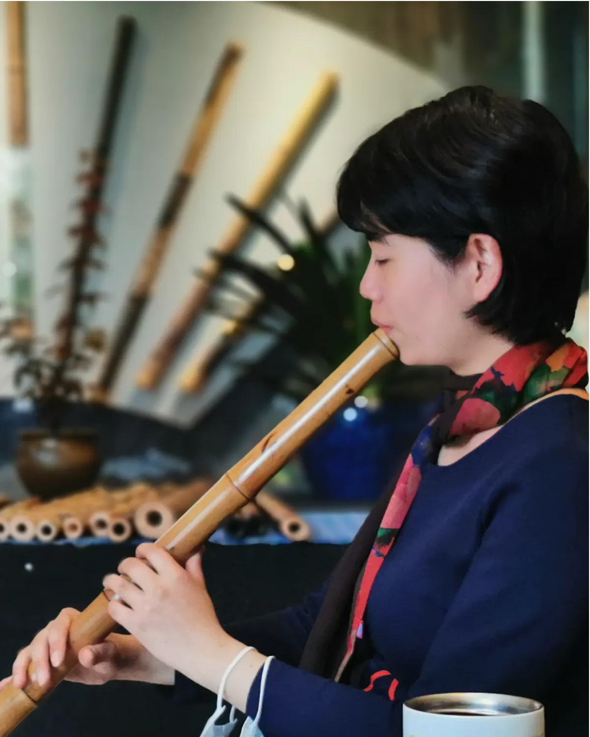 箫友静心吹箫照片 78