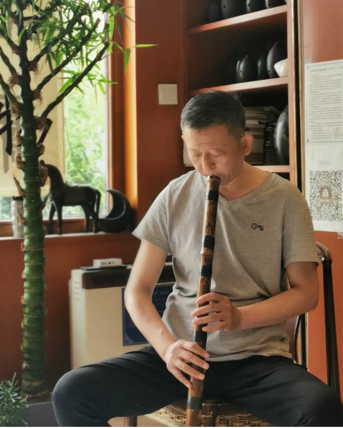 箫友静心吹箫照片 77