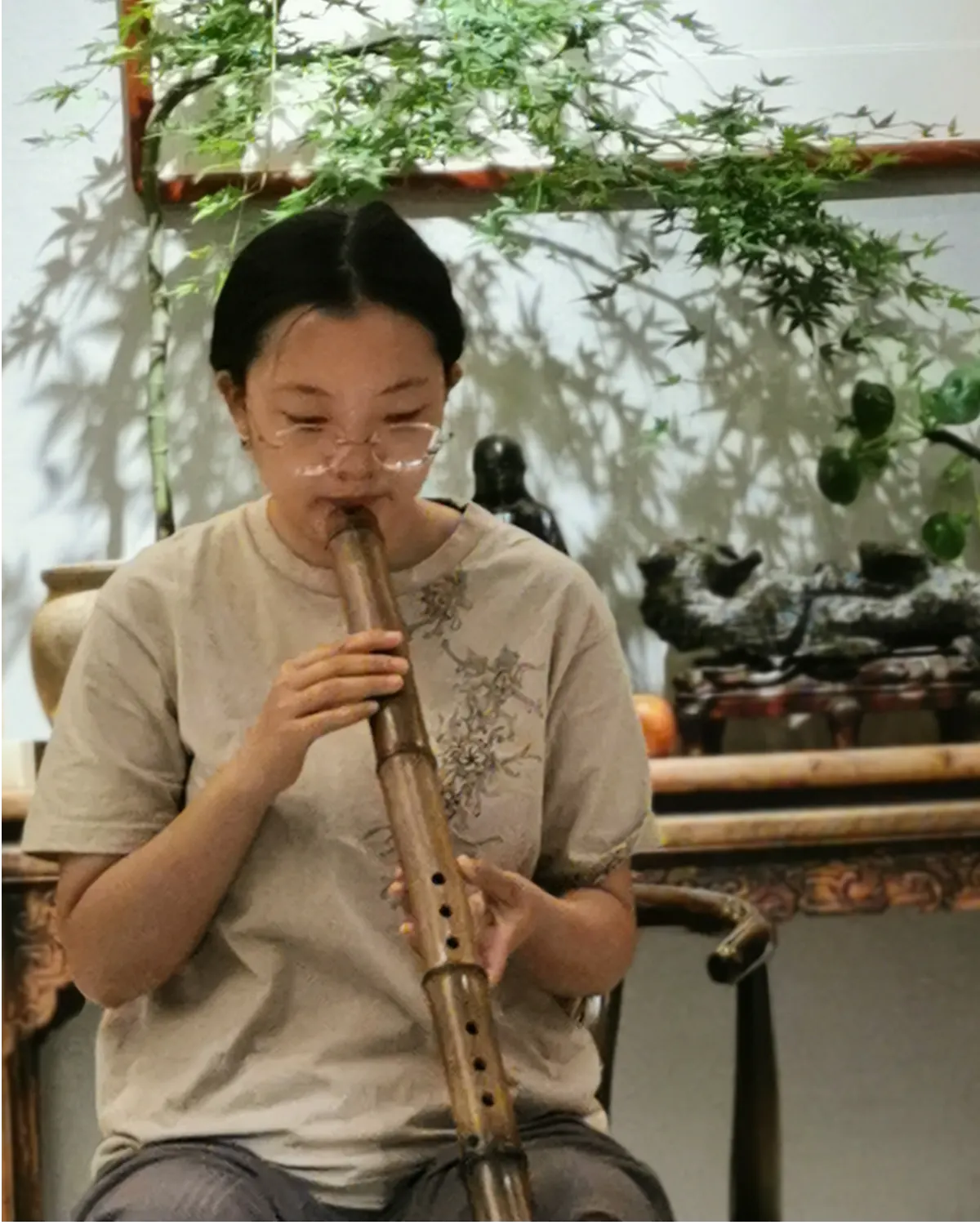 箫友静心吹箫照片 79