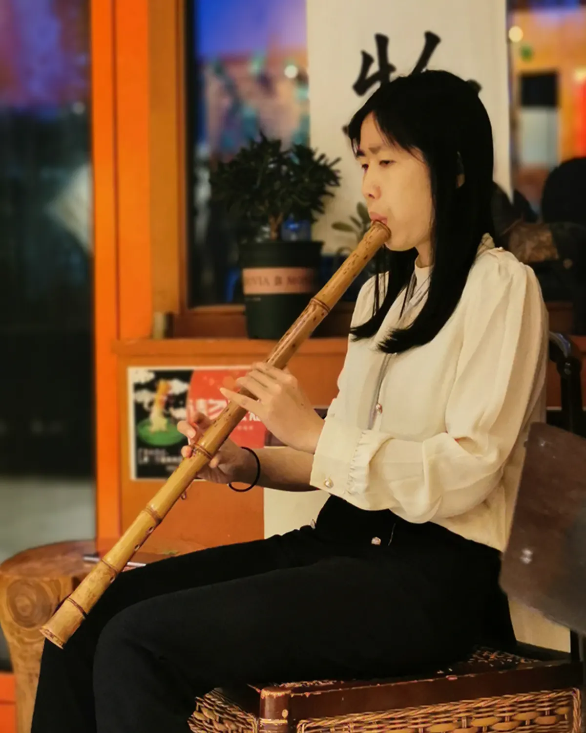 箫友静心吹箫照片 133