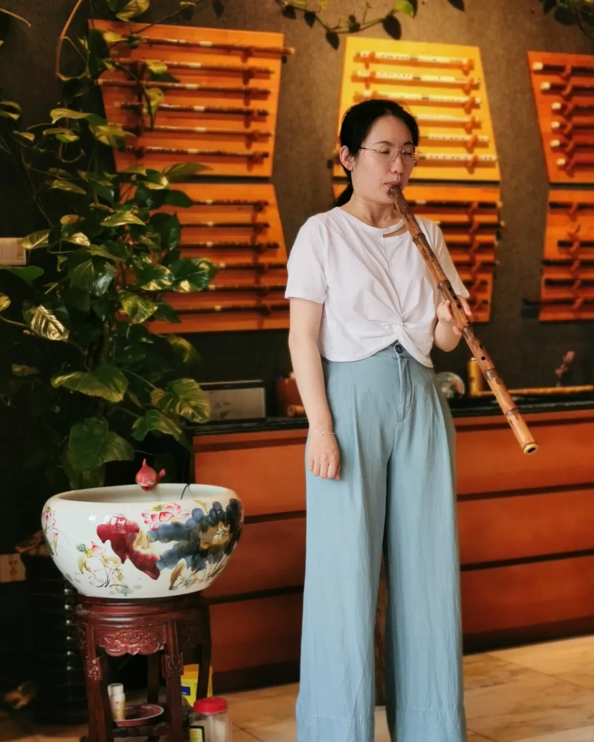 箫友静心吹箫照片 142