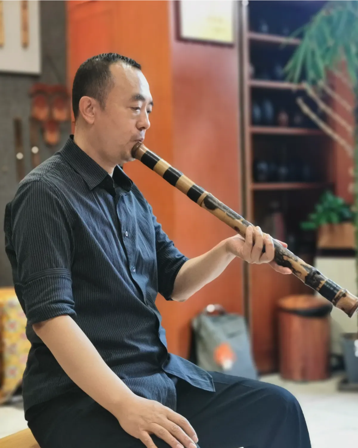 箫友静心吹箫照片 76