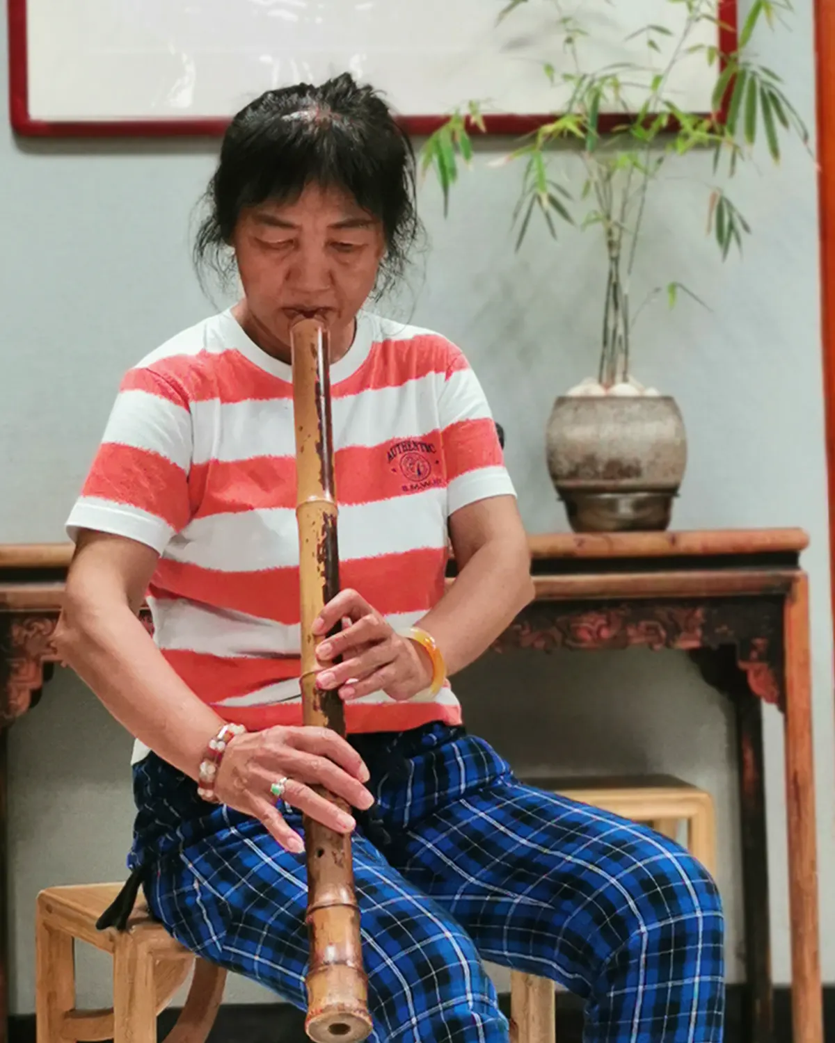 箫友静心吹箫照片 43