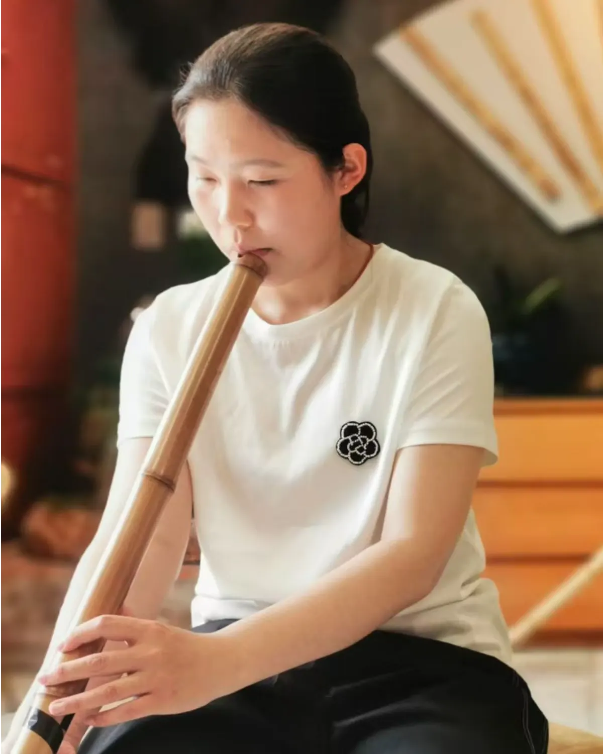 箫友静心吹箫照片 66