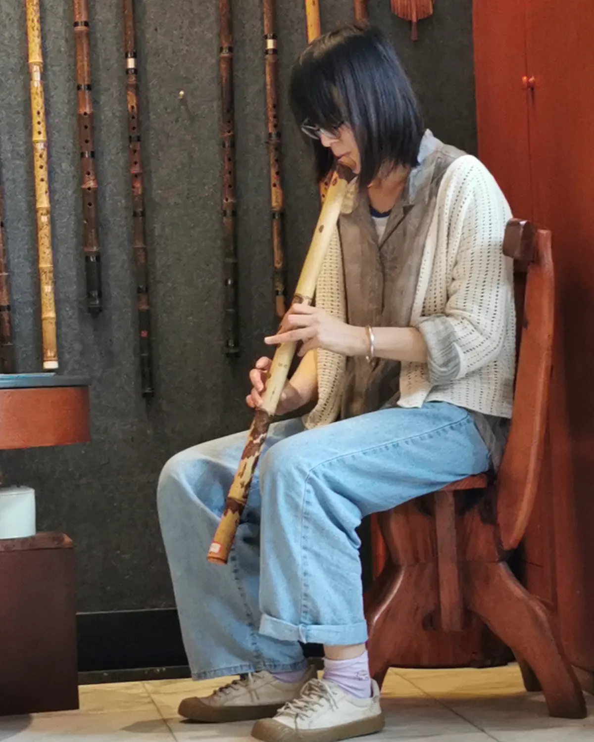 箫友静心吹箫照片 201