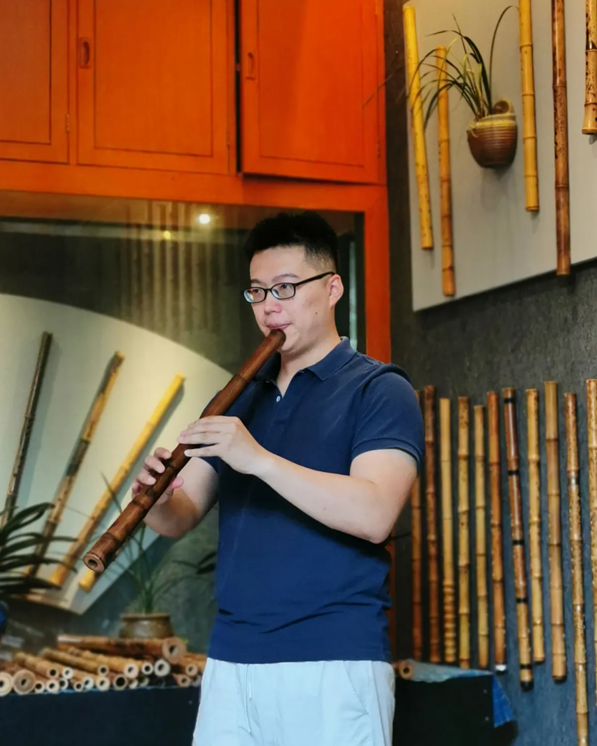 箫友静心吹箫照片 205