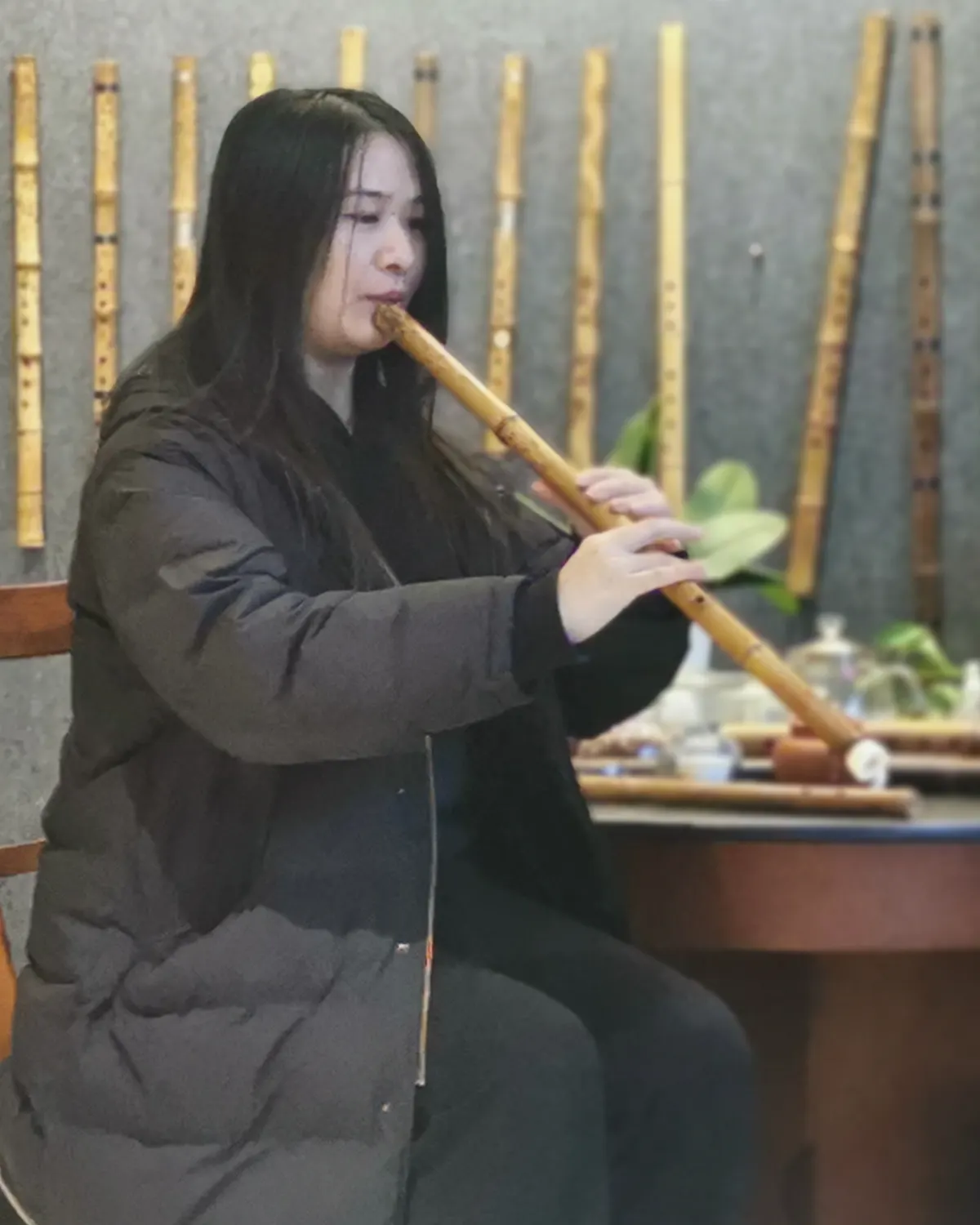 箫友静心吹箫照片 206