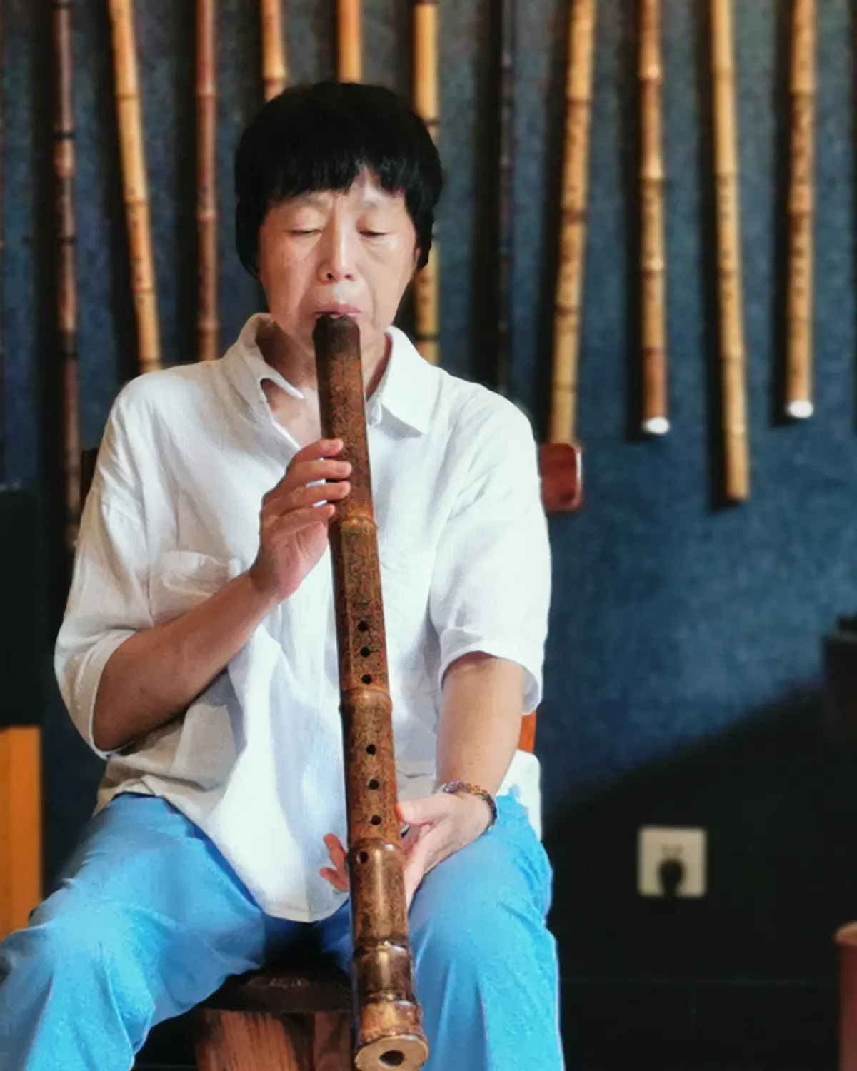 箫友静心吹箫照片 70