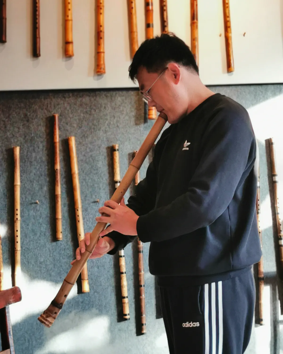 箫友静心吹箫照片 222