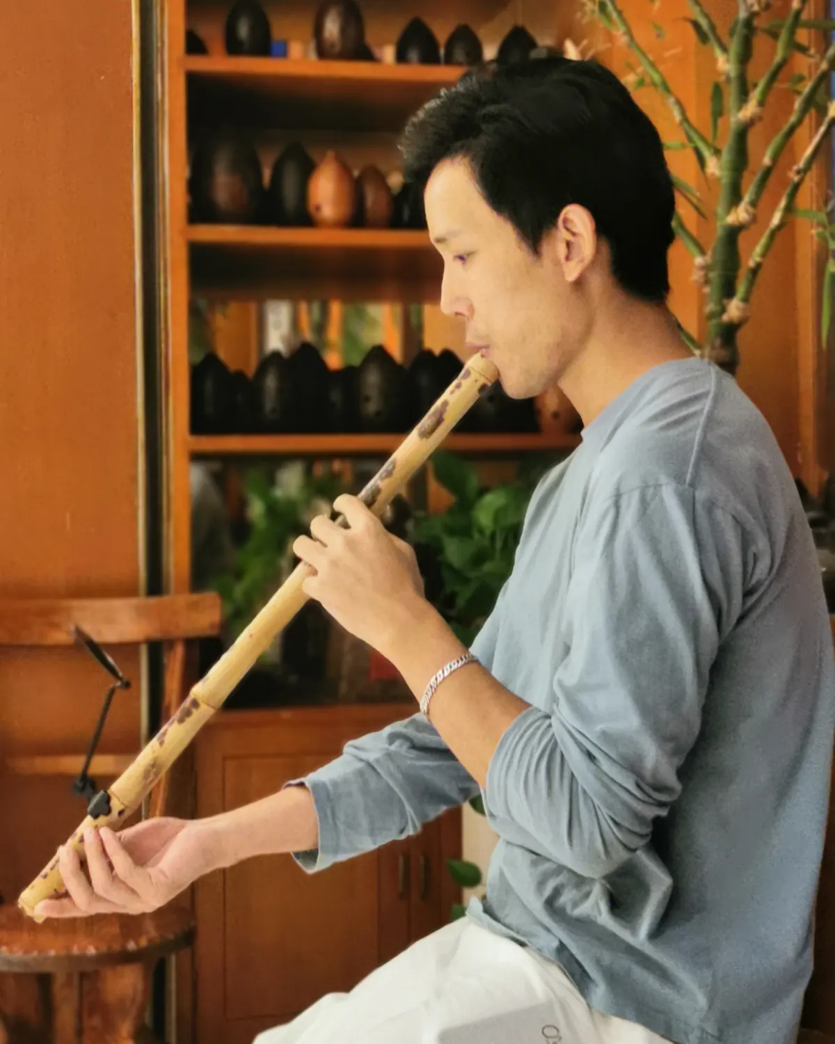 箫友静心吹箫照片 227