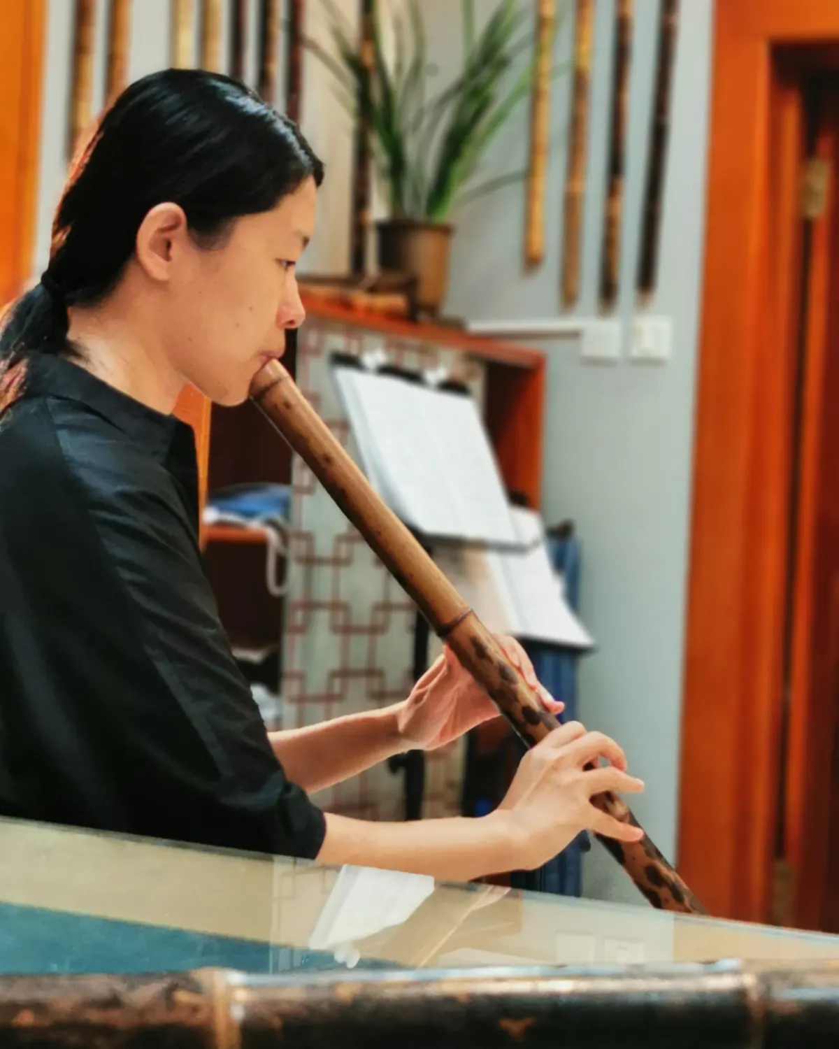 箫友静心吹箫照片 236