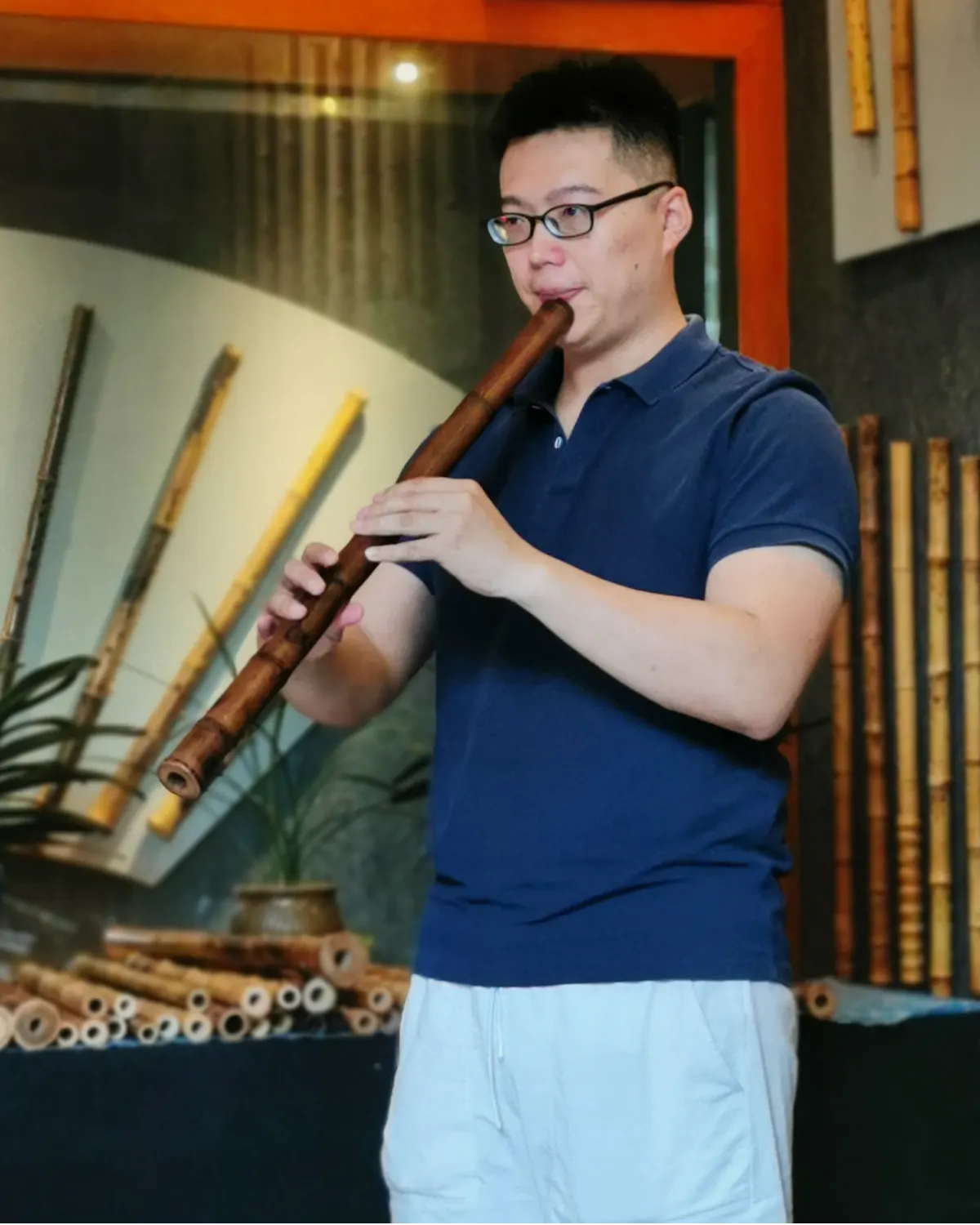箫友静心吹箫照片 235
