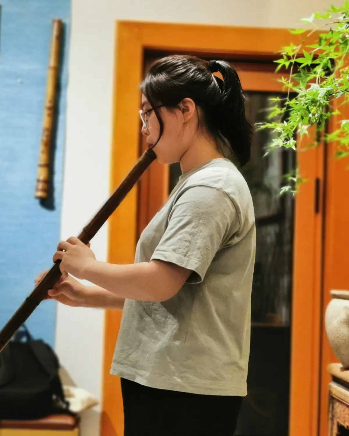 箫友静心吹箫照片 237