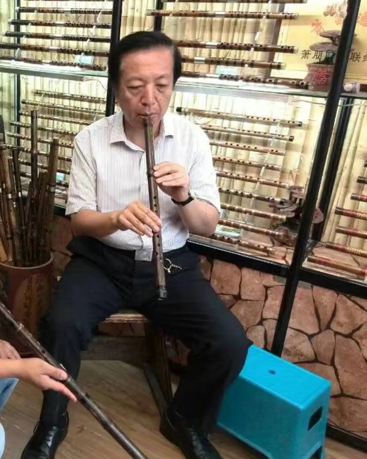 箫友静心吹箫照片 259