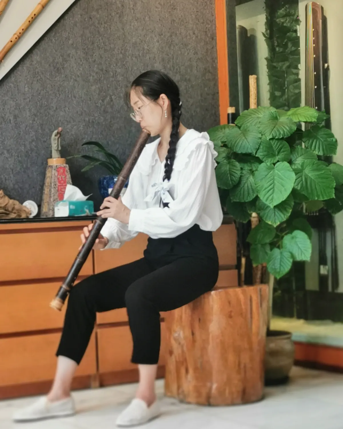 箫友静心吹箫照片 267