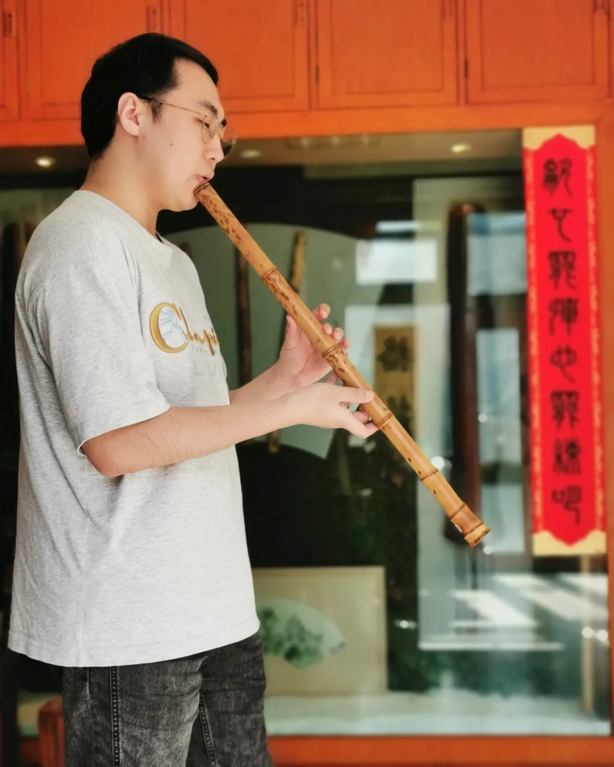 箫友静心吹箫照片 270