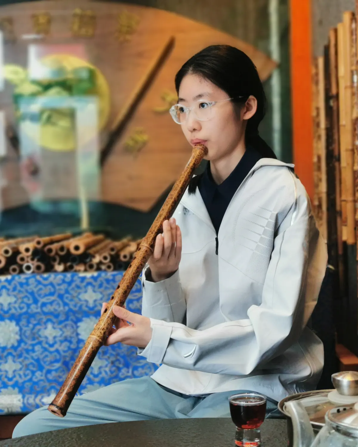 箫友静心吹箫照片 273