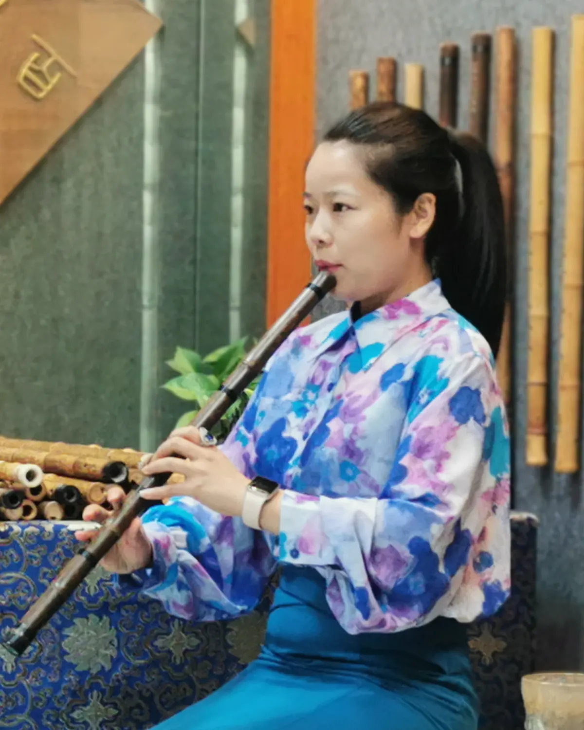 箫友静心吹箫照片 271