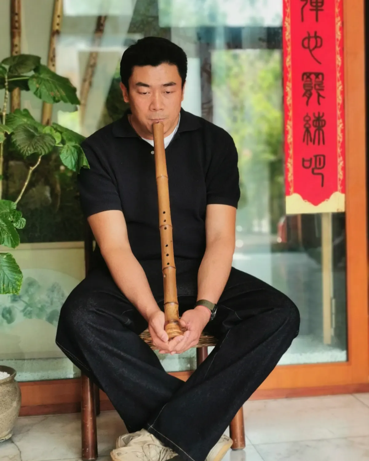 箫友静心吹箫照片 68